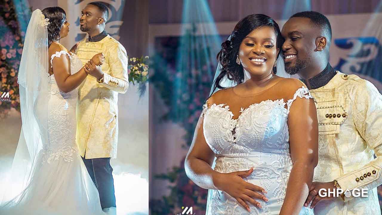 Unseen photos from Joe Mettle and Selassie's white wedding - GhPage