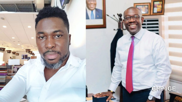 A-Plus blasts Kojo Oppong Nkrumah for talking about 'Papa no' in parliament