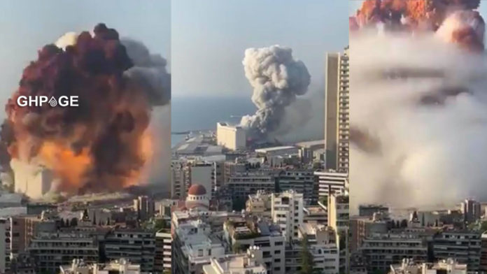 Explosion in Beirut, Lebanon