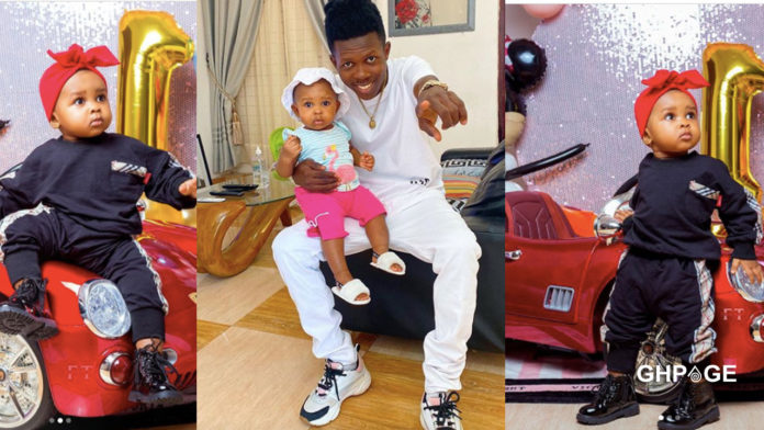 Strongman celebrates daughter as she turns one