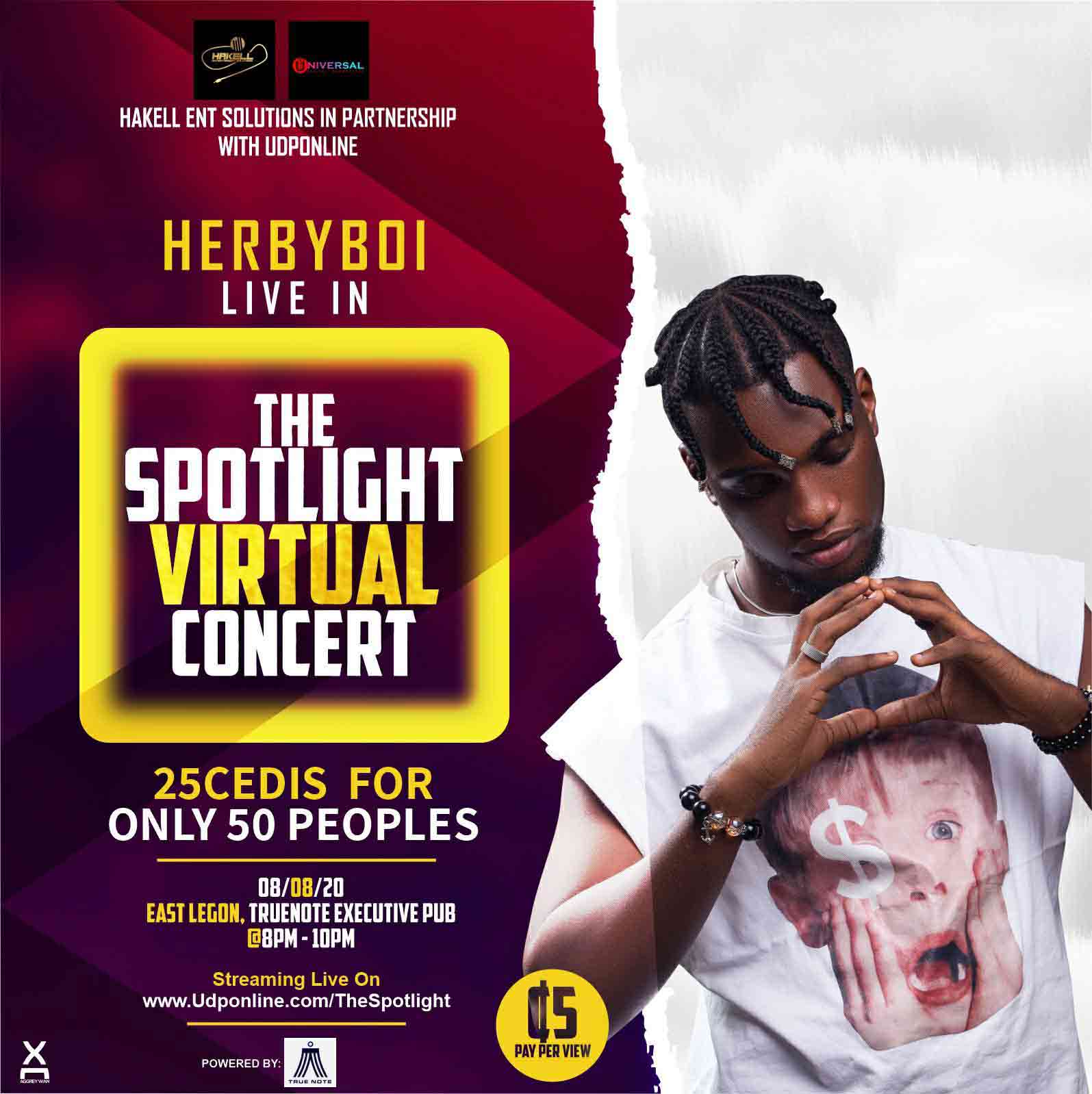 Herbyboi Listed for the Virtual Spotlight Concert