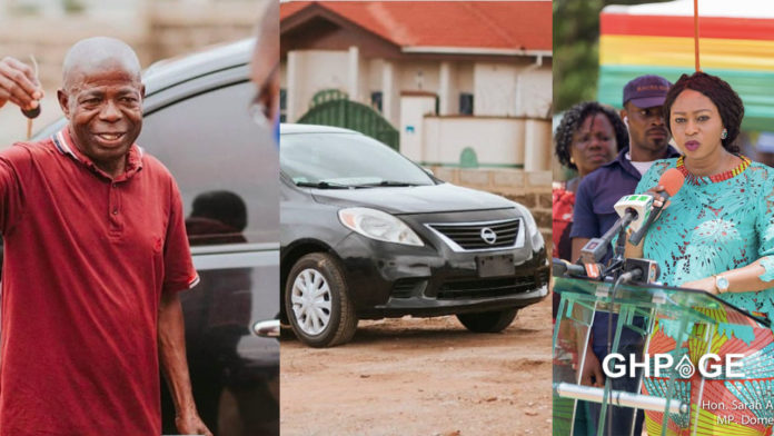 Adwoa Safo gifts die-hard NPP supporter a brand new car