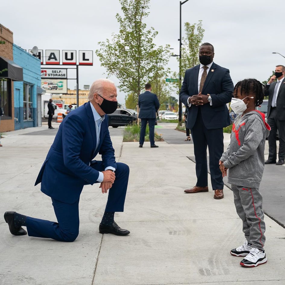 Joe Biden and Don Little