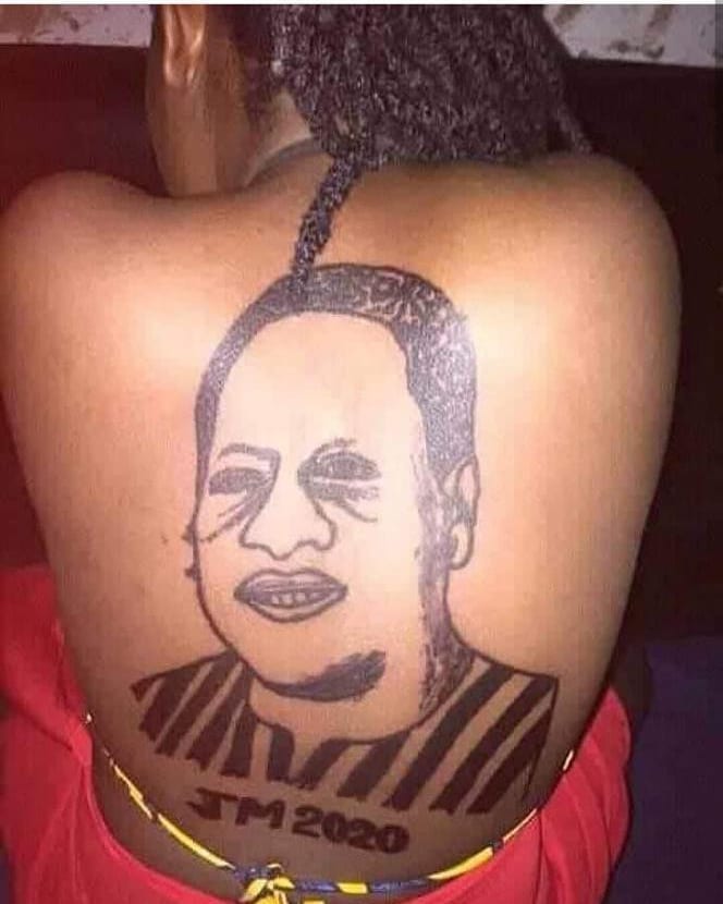 Ghanaian-lady-with-a-tattoo-of-Mahama-at-her-back-causes-confusion-on-social-media