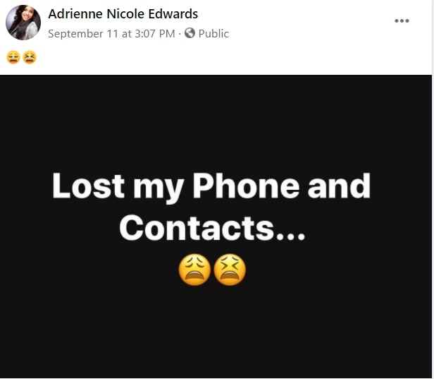 Nicole lost her phone