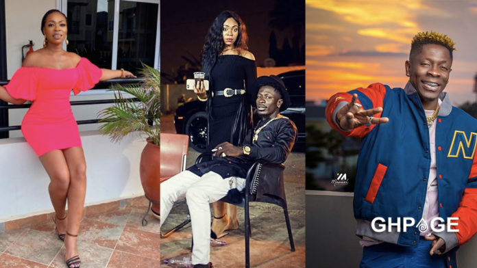 Shatta Wale congratulates Michy for putting her first building