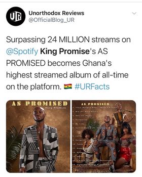 King Promise Spotify