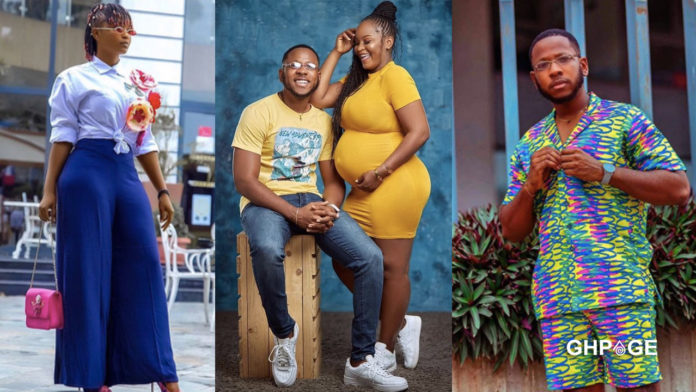 Photos of Yolo actor Cyril and his baby mama Eyram with a baby bump surfaces