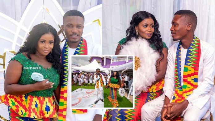Clemento Suarez and girlfriend, Naa's traditional wedding ceremony