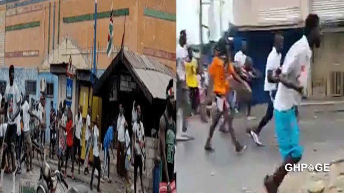NPP and NDC Supporters clash in JamesTown
