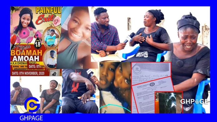 Parents of 18 year old Angela Boamah who was allegedly killed by scammer boyfriend speaks