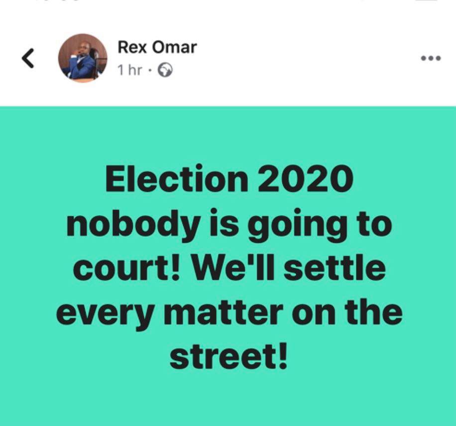 Rex Omar's Post