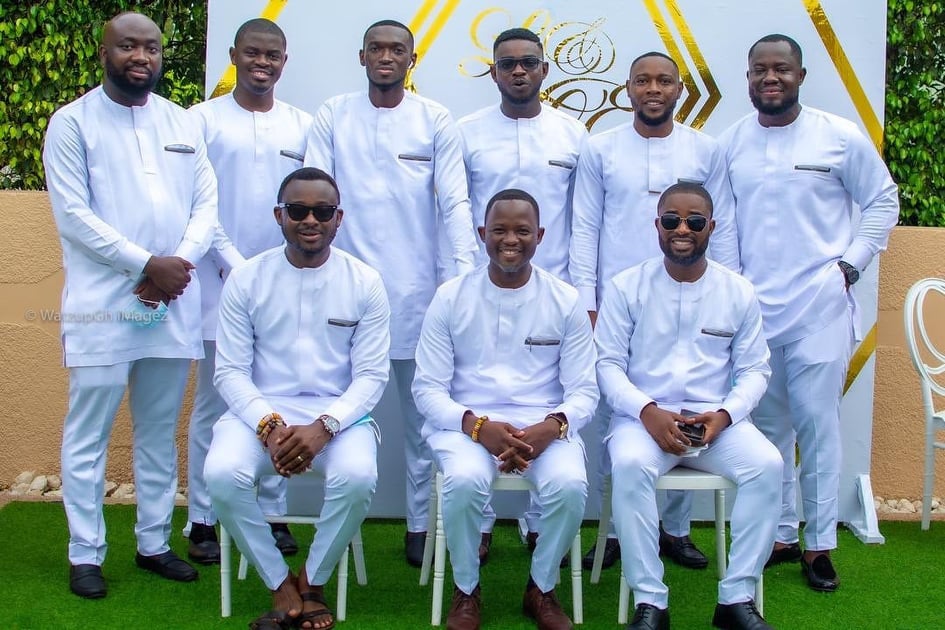Groom's men at Lexis traditional wedding