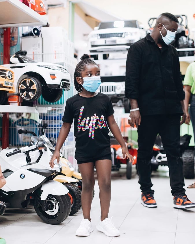 Sarkodie Titi toy shopping