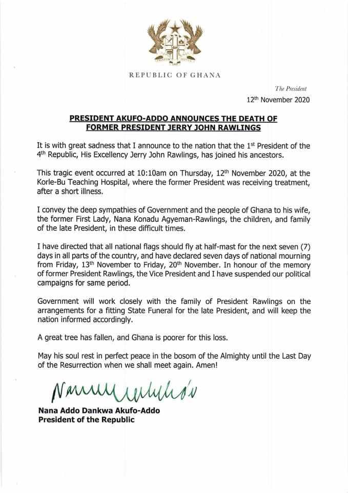 Nana-Addo-Press-Statement