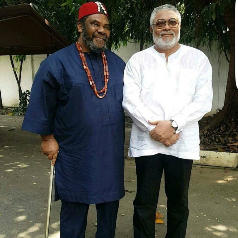 Pete Edochie and Jerry John Rawlings