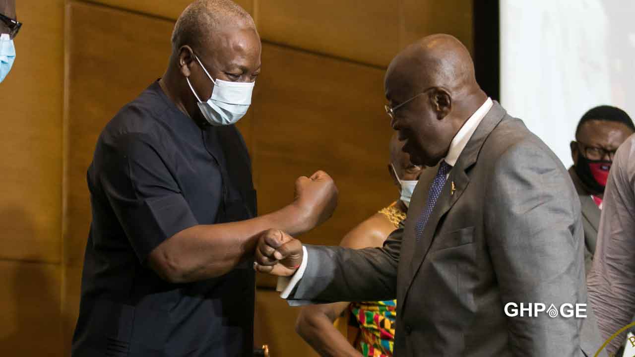 Akufo-Addo& Mahama sign peace pact