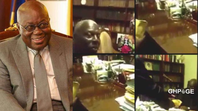 Akufo-Addo caught on tape allegedly taking bribe