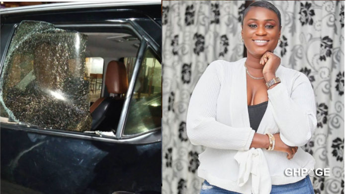 Bibi Bright accuses NDC of destroying her car