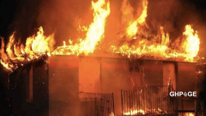 NPP’s Ejisu Chairman’s house razed down by fire