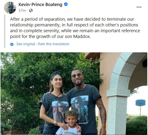 Kevin Prince Boateng marriage