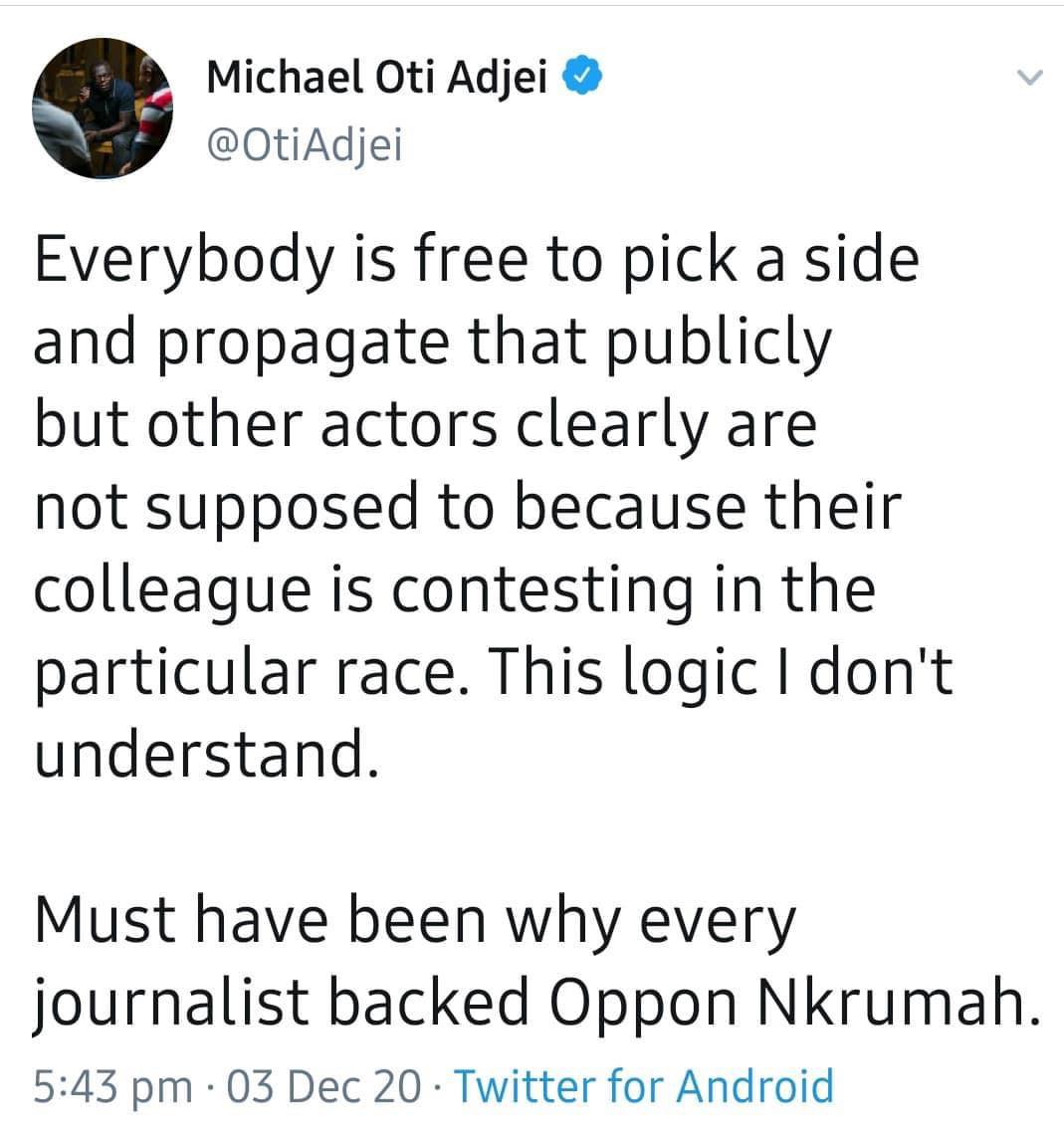 Micheal Oti Adjei post