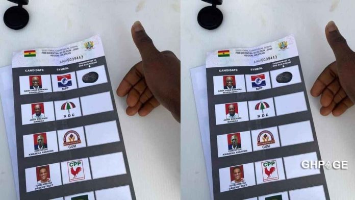 Military man has records himself voting for Nana Addo