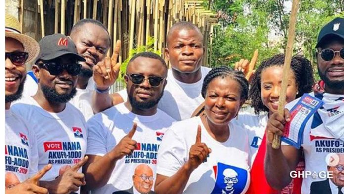 Movie Stars storms Ayawaso West to campaign against John Dumelo