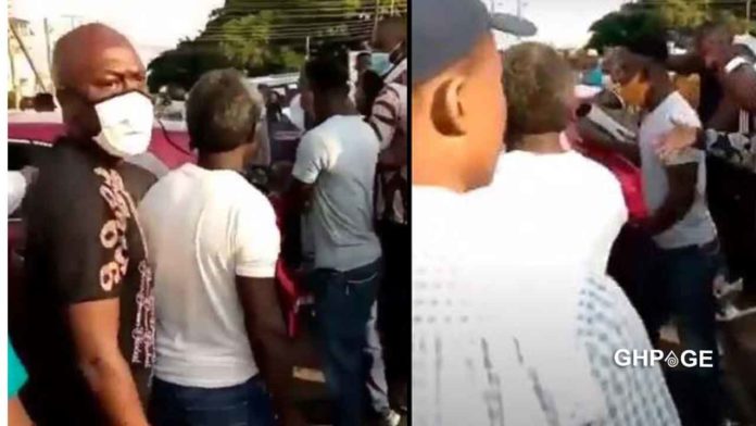 NPP members clash with voters at East Legon