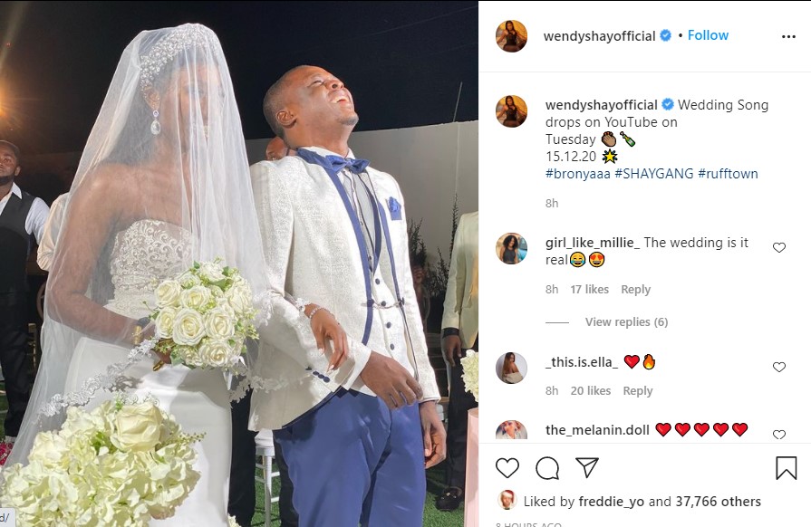 Wendy Shay wedding