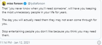 Lydia Forson Tweet