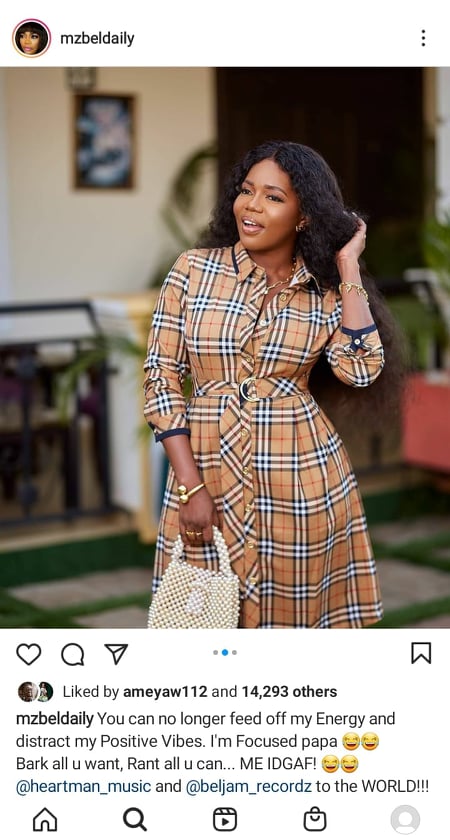 Mzbel replies Afia Schwar