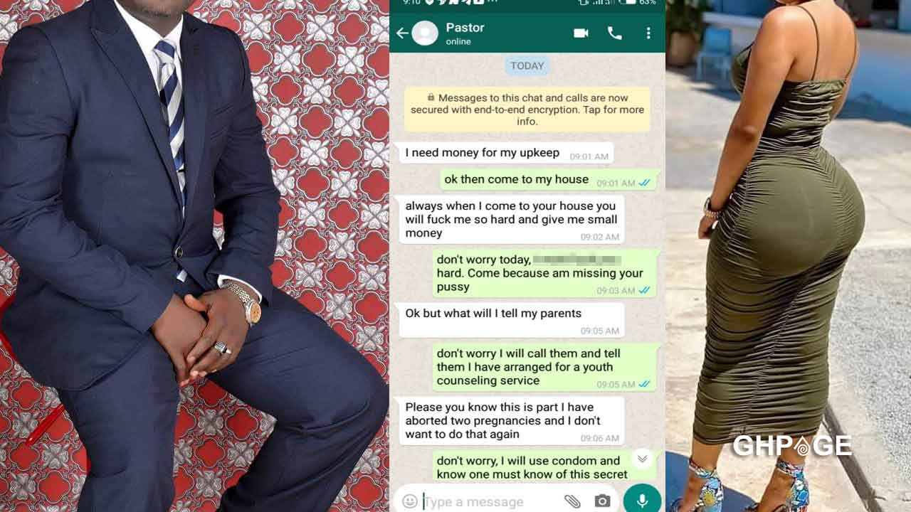 Whatsapp Chats of a pastor begging his teenage female youth leader
