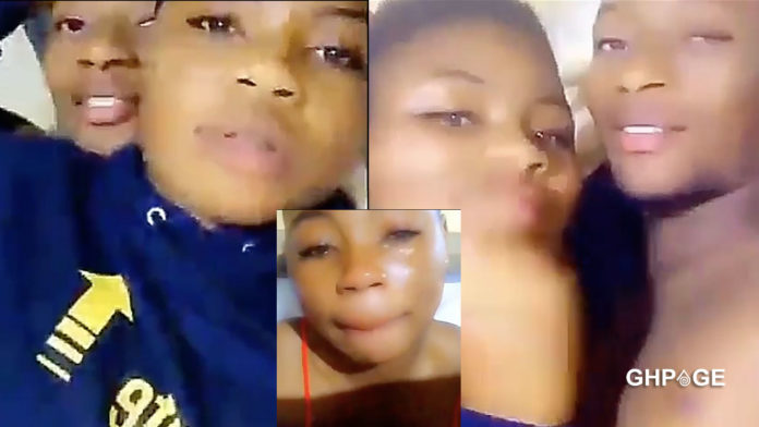 Young lady takes to social media to weep uncontrollably after boyfriend ditched her
