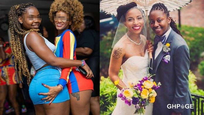 Lesbians wedding in Kwahu, Ghana