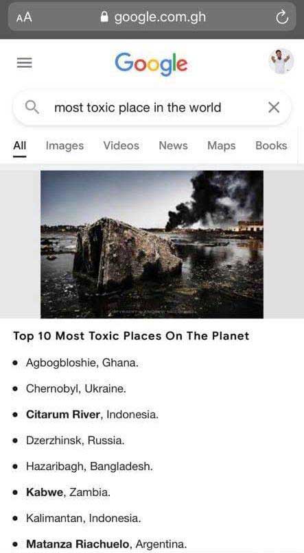 10 most toxic places in the World