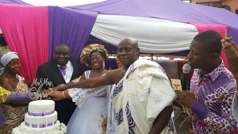 Tiktok star, Asantewaa and her husband, Jeffrey Obiri Boahen