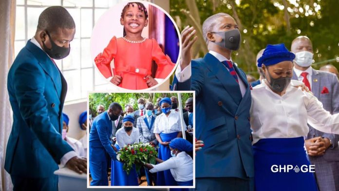 Israella Bushiri's funeral service