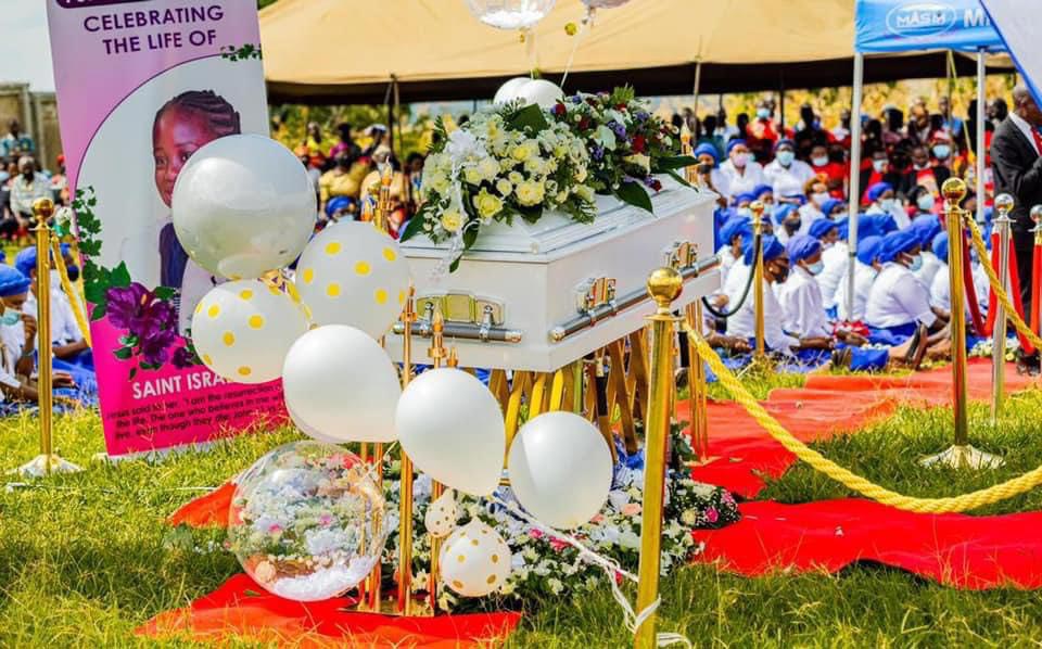 Israella Bushiri's funeral service