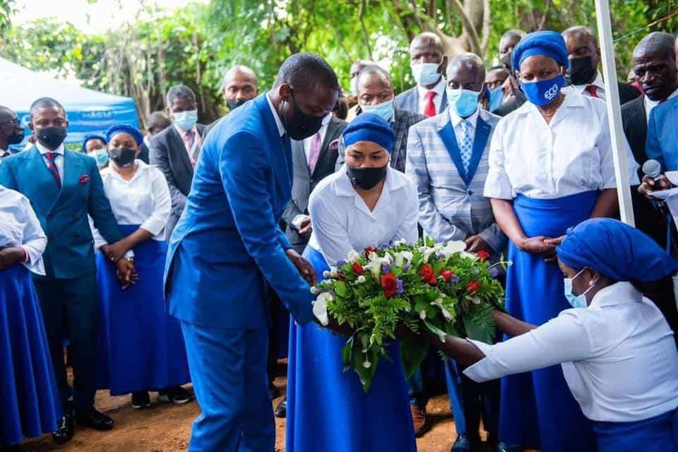 Israella Bushiri's funeral service