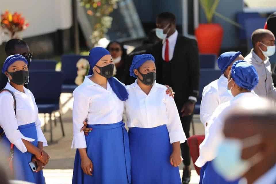 Israella Bushiri's funeral service