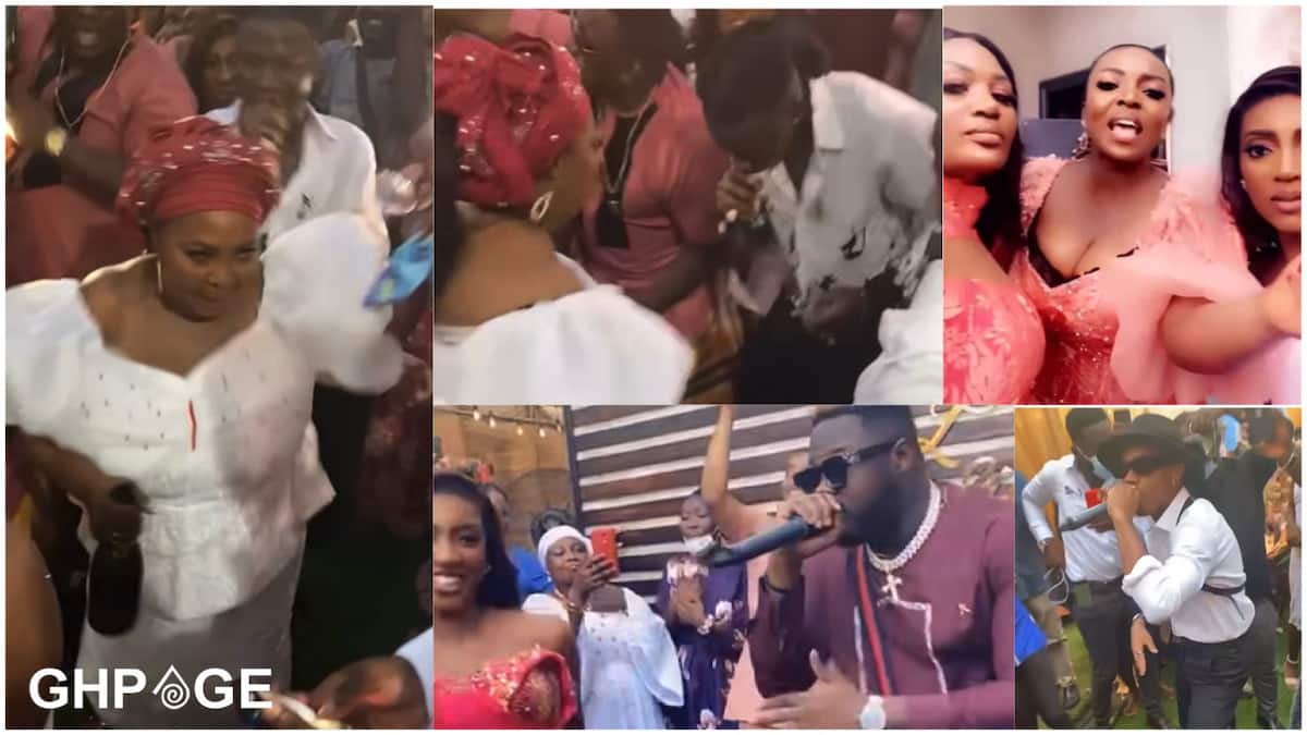 Roseline Okoro’s mum challenges Stonebwoy to a dance battle at her daughter’s marriage ceremony
