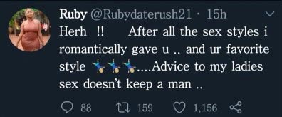 Ruby of Date Rush weeps over boyfriend