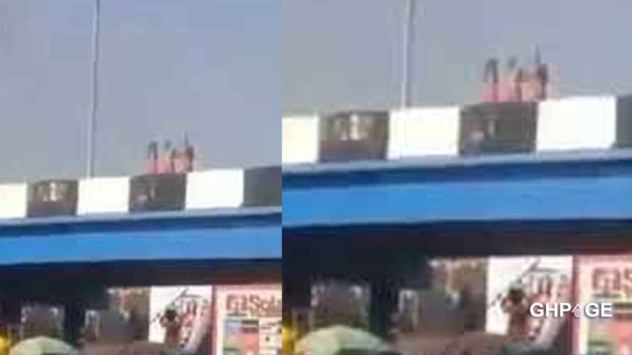 Sakawa boys on bridge bathing