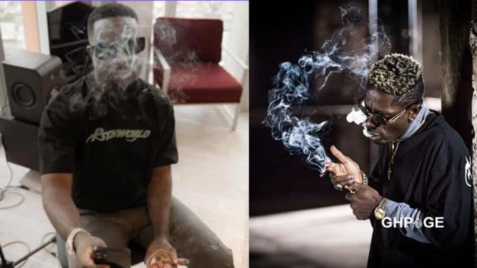 You have learnt smoking because of me - Shatta Wale tells Sarkodie