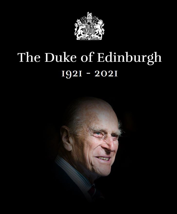 The Duke of Edinburh dead