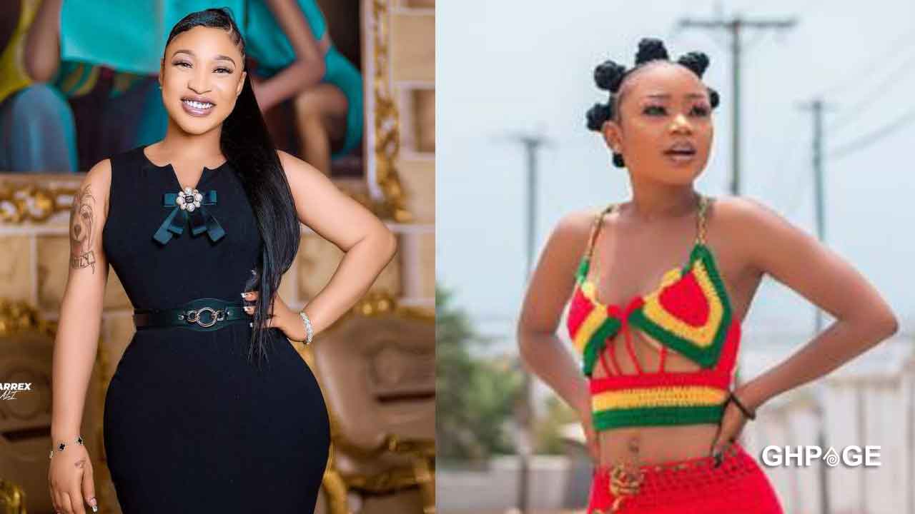 Tonto Dikeh and Akuapem Poloo