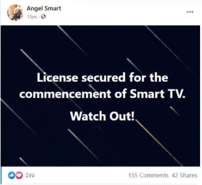 "I have secured a License to start my own TV station"- Captain smart 1 "I have secured a License to start my own TV station"- Captain smart 1