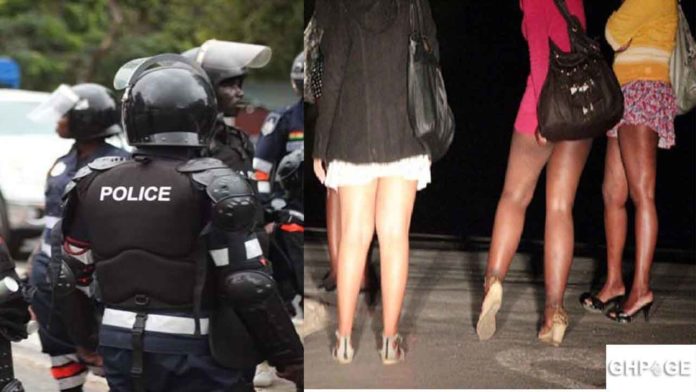 Pokuase Prostitutes Union and police