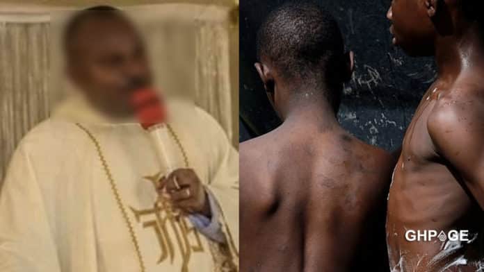 Rev father allegedly tortures a 14-years boy for lying